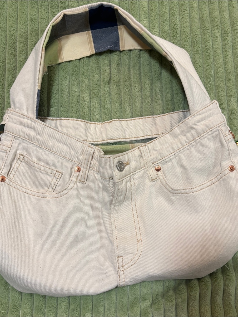 Cream Women’s Jeans Shoulder Bag